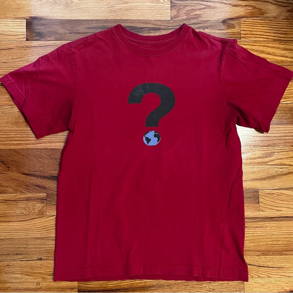 Patagonia Vintage 100% Organic Cotton Earth Question Mark T-Shirt